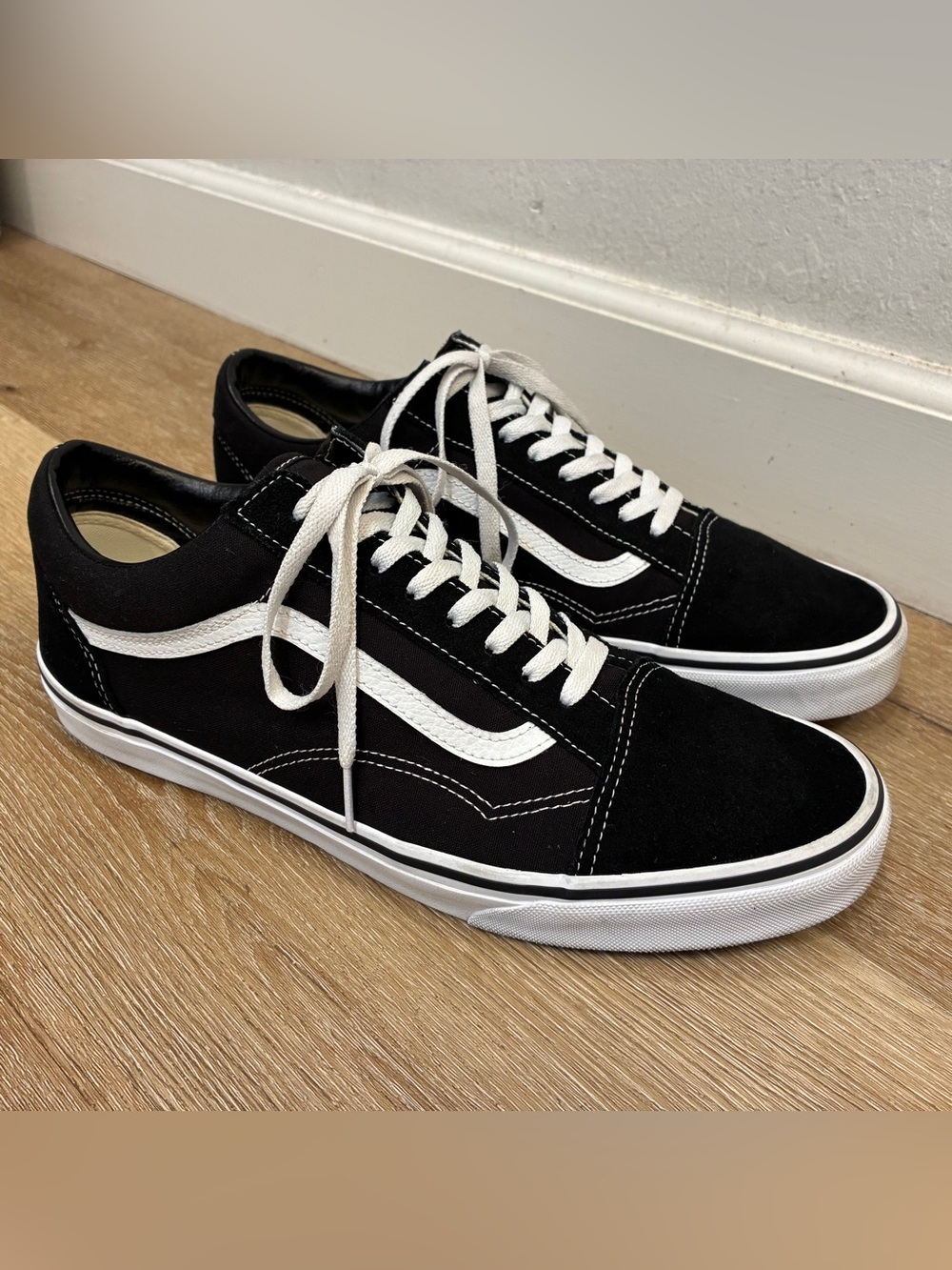 Vans Old Skool Classic Skate Shoes Sneakers Black Men’s Size US 13 EU 47 31cm